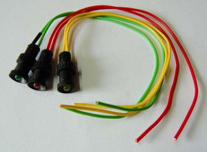 KONTROLKA LED 5MM 24V DC CZERWONA