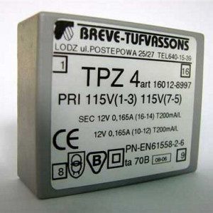 Transformator TPZ 4 115/12-12V