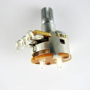 Potencjometr obrotowy WH160AK-1-B100K-L15 T18