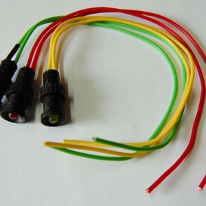 KONTROLKA LED 5MM 230V AC ZIELONA