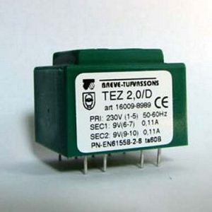 Transformator TEZ 2/D 230/9-9V