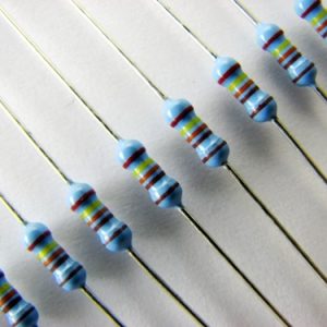 Rezystor metalizowany  MF 0.5W 105K 1% 0207