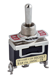 PRZEŁĄCZNIK T-13BS-M2 (ON)-OFF(-ON) 15A