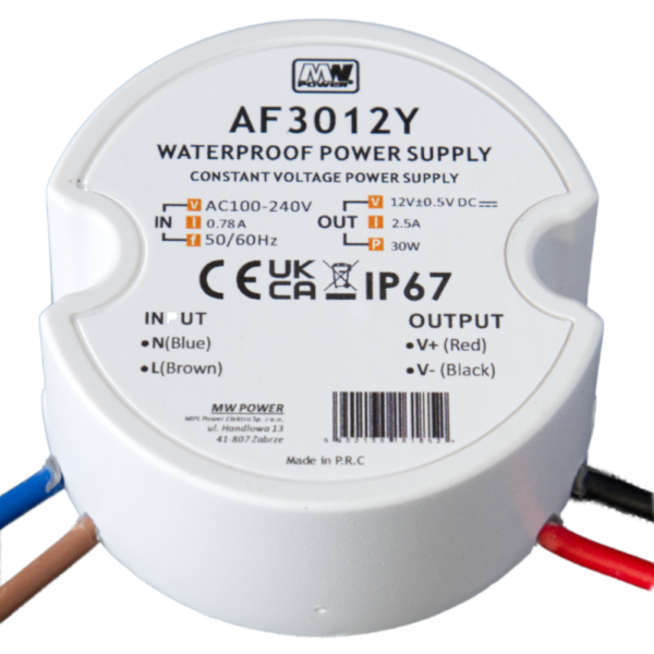 ZASILACZ DO PUSZKI A3024Y 30W 24V IP67 1,25A
